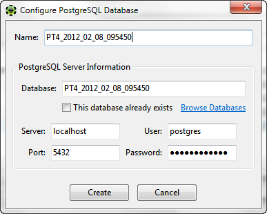 Настройка PostgreSQL базы