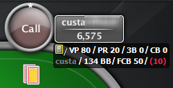 Как выглядит HUD в PokerTracker