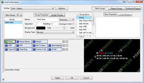 Рекомендации для PokerTracker 3 HUD
