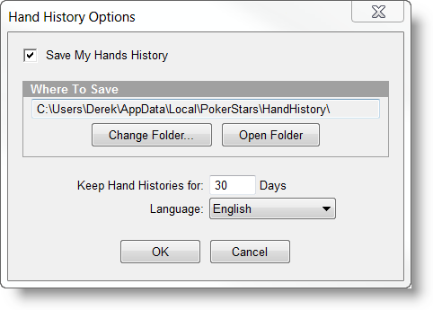 История рук PokerStars