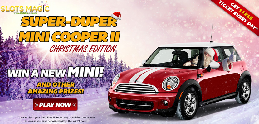 Выиграйте новый MINI Cooper на SlotsMagic или EUcasino