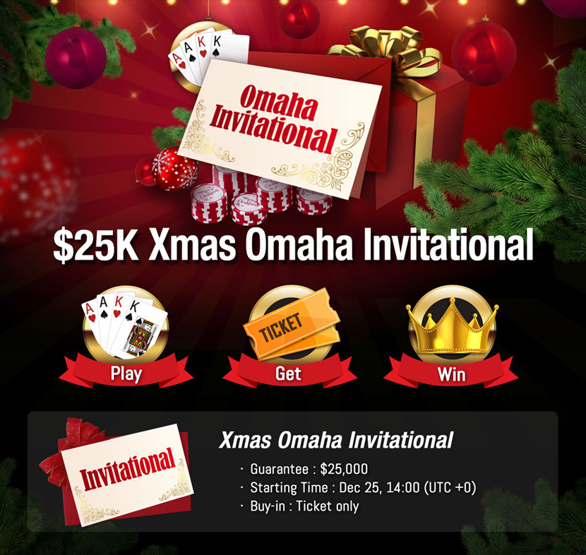 Турнир $25K Xmas Omaha Invitational в PPI Poker