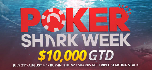 Турнир $10,000 Poker Shark Week на Betonline