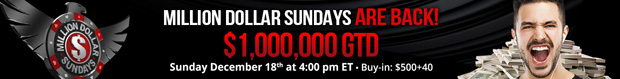 Турнир Million Dollar Sunday с призовым фондом $1000000