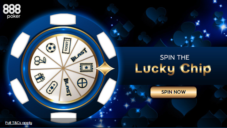 Новый спиннер Lucky Chip от 888poker