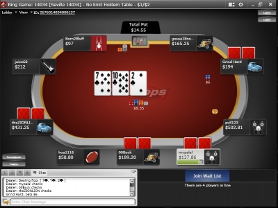 Скриншот покерной программы intertops