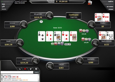 Скриншот покерной программы pokerking