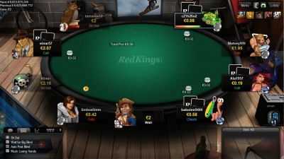 Скриншот покерной программы Redkings