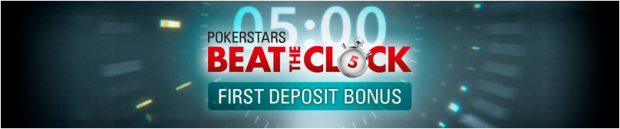 First Deposit Beat the Clock Bonus на PokerStars и FullTilt