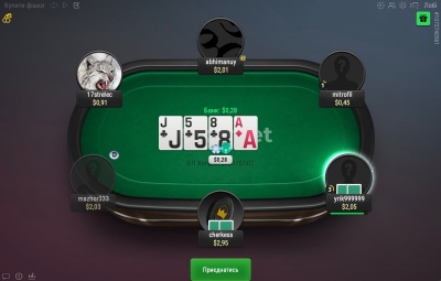 Скриншот покерной программы pokerbet
