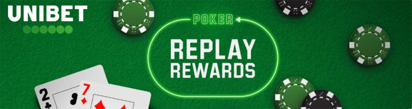 Replay Rewards - акция Unibet