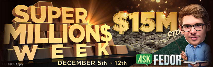 Серия турниров Super Millions Week на GGпокерок